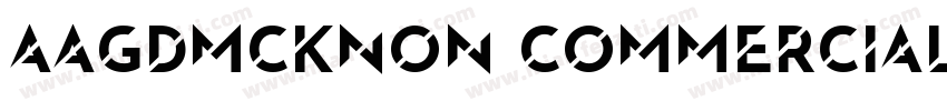 AaGDMCKNon CommerciaLUse字体转换